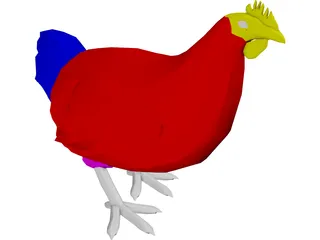Chicken 3D Model preview