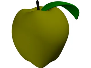 Apple 3D Model preview