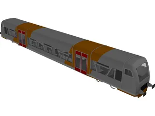 Train Germany 3D Model preview
