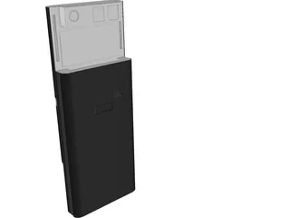 LG Chocolate Slide Phone 3D Model preview