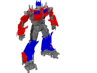 Transformers Movie Optimus Prime 3D Model preview
