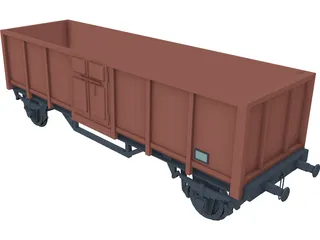 Bulk Carrier 3D Model preview