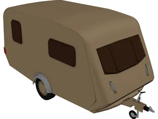 Caravan 3D Model preview