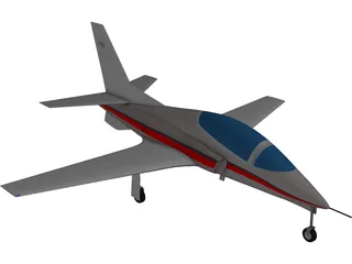Kitplane ViperJet MKII 3D Model preview