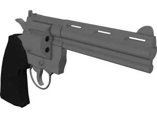 Colt Python 3D Model preview