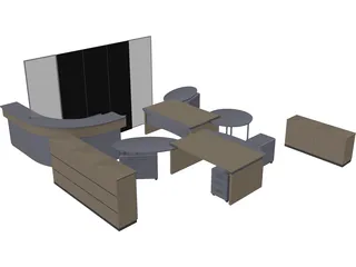 Office 3D Model preview