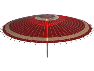 Umbrella 3D Model preview