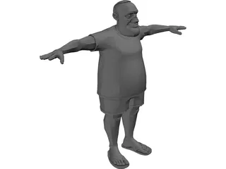 Big Daddy 3D Model preview