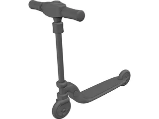 Scooter Electric 3D Model preview