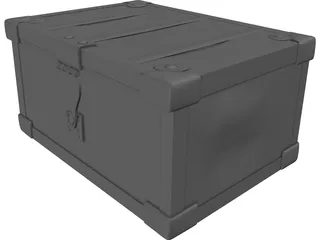 Travel Chest 3D Model preview