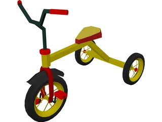 Bike Child 3D Model preview