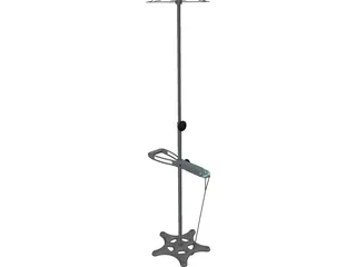 IV Stand 3D Model preview