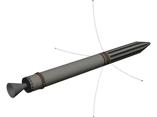 Explorer 1 Probe 3D Model preview