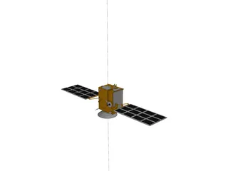 Mars Express Probe 3D Model preview