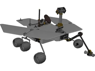 Mars Express Rover 3D Model preview