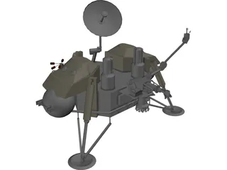 Mars Viking Probe Exploration 3D Model preview