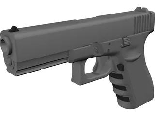 Glock 21 3D Model preview