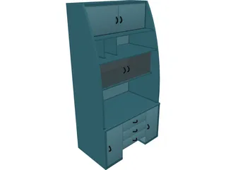 Cabinet 3D Model preview