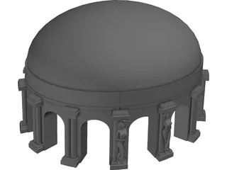 Ancient Dome 3D Model preview