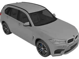 BMW X5M [F15] (2016) 3D Model preview