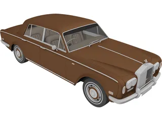 Rolls Royce Silver Shadow 3D Model preview