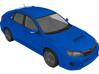 Subaru Impreza WRX STi 3D Model preview
