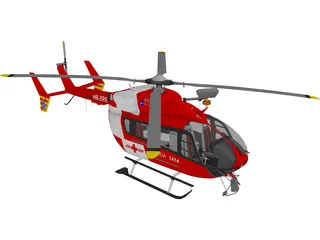 Eurocopter EC145 3D Model preview