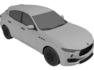 Maserati Levante (2017) 3D Model preview