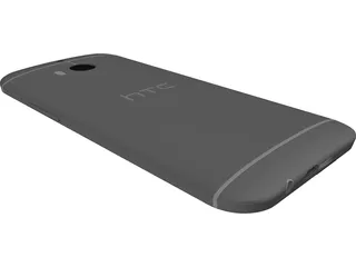 HTC One (M8) 3D Model preview