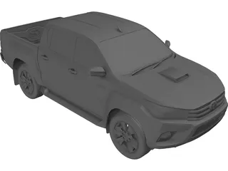 Toyota Hilux (2016) 3D Model preview