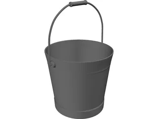 Water Bucket 3D Model preview