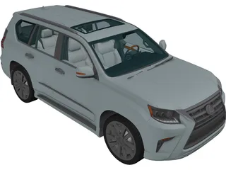 Lexus GX460 (2014) 3D Model preview