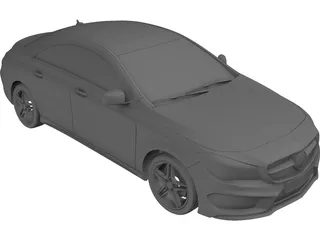 Mercedes-Benz CLA (2015) 3D Model preview