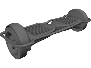 Hover Board 3D Model preview