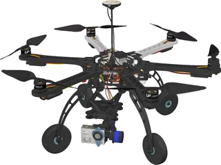 Condor Drone 3D Model preview