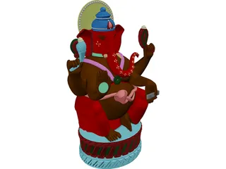 Ganesh 3D Model preview