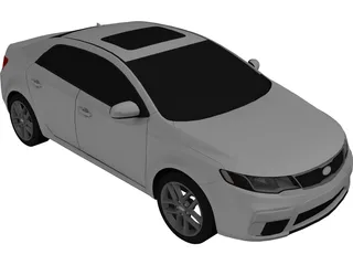 Kia Cerato (2010) 3D Model preview
