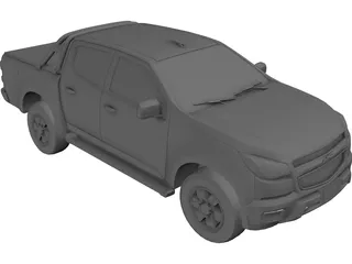 Chevrolet S-10 Pickup (2014) 3D Model preview