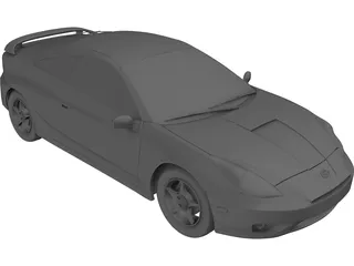 Toyota Celica GTS (2005) 3D Model preview