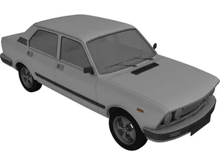 Fiat 132 (1981) 3D Model preview