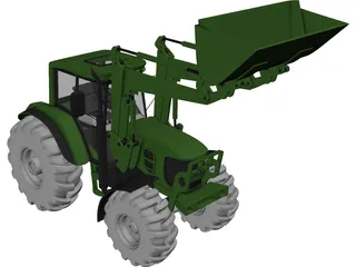 Front Loader 3D Model preview