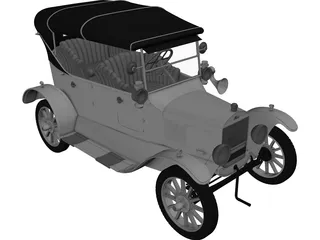 Ford Model T (1924) 3D Model preview
