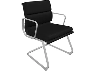 Business Class Chair 3D Model preview