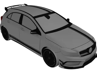 Mercedes-Benz A45 AMG Edition 1 3D Model preview