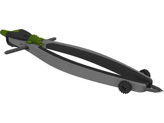 Compass 3D Model preview