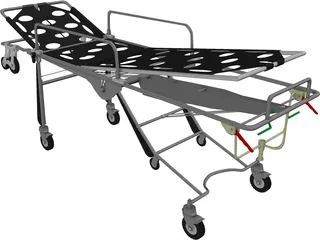 Meber Mercury Liter Stretcher 7080 3D Model preview
