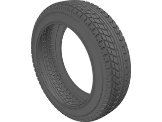 Tyre 3D Model preview