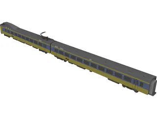 Dutch Train 3D Model preview