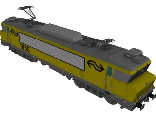 Dutch Train 3D Model preview