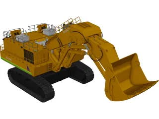 Hitachi EX5500 3D Model preview